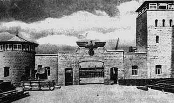 Inngangspartiet til Mauthausen