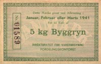 Rasjoneringskort