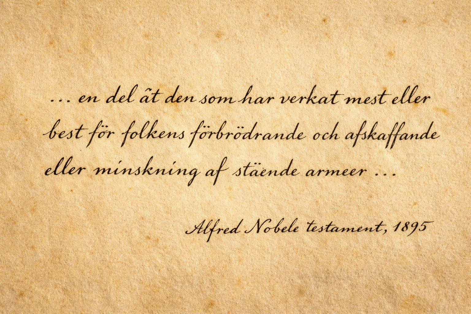 Illustrasjon sitat testamentet