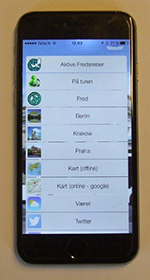 Aktive Fredsreisers nye app