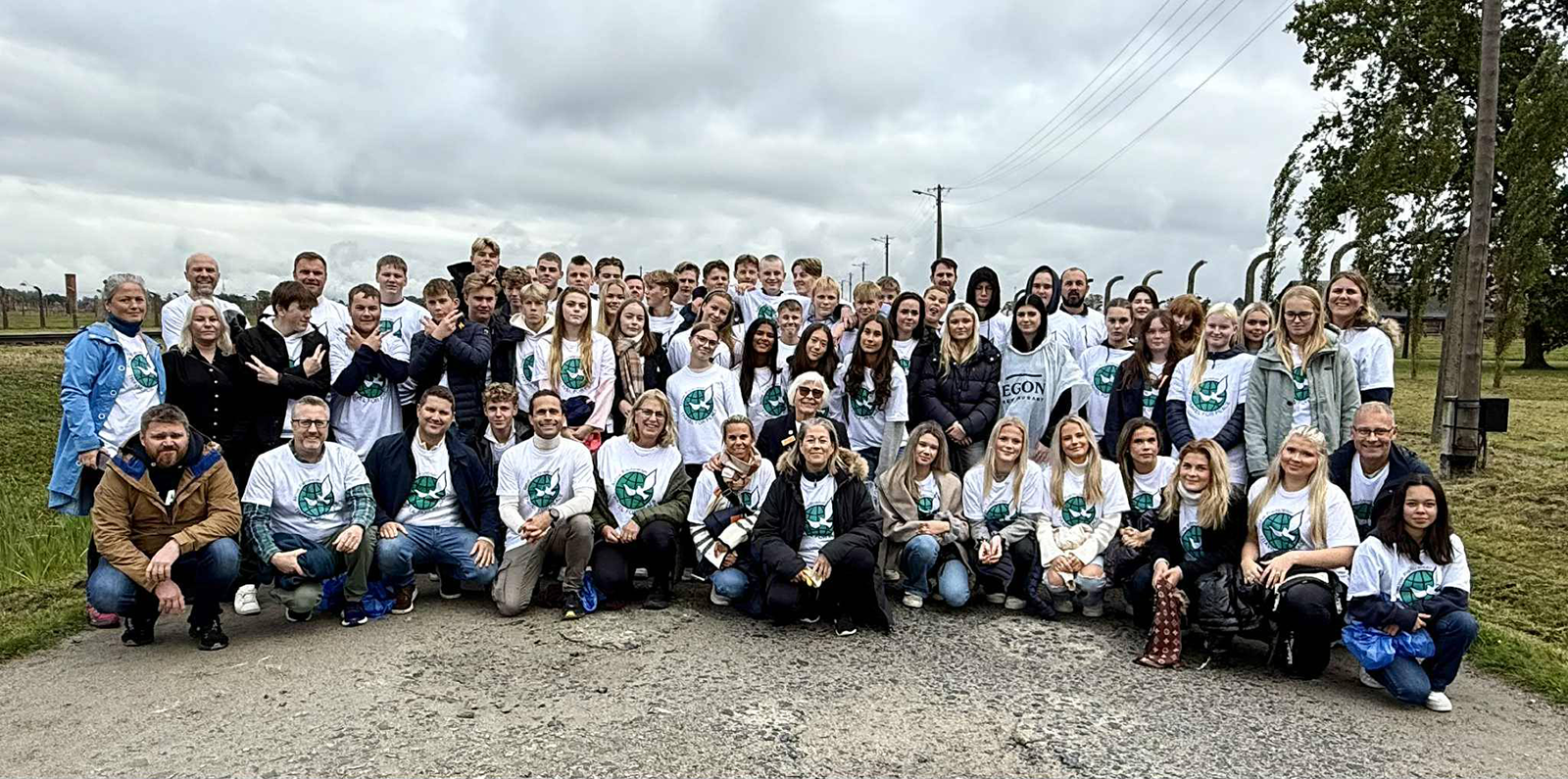 Klassetur med elever og foreldre fra Asdal skole i Auschwitz – fellesskap og læring med Aktive Fredsreiser