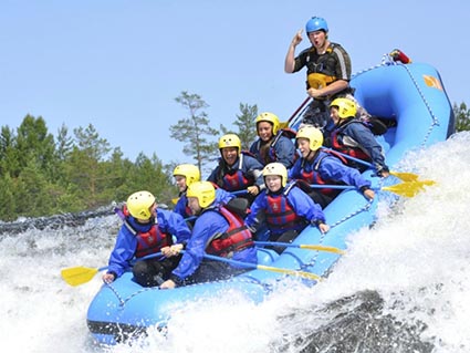 Norge i Setesdalen, rafting