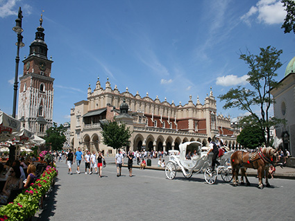 Krakow og markedshallen